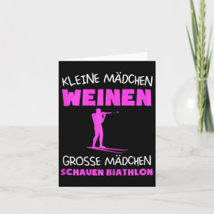 Tarjeta Regalo de Deportes de Invierno de Biatlón de Esquí