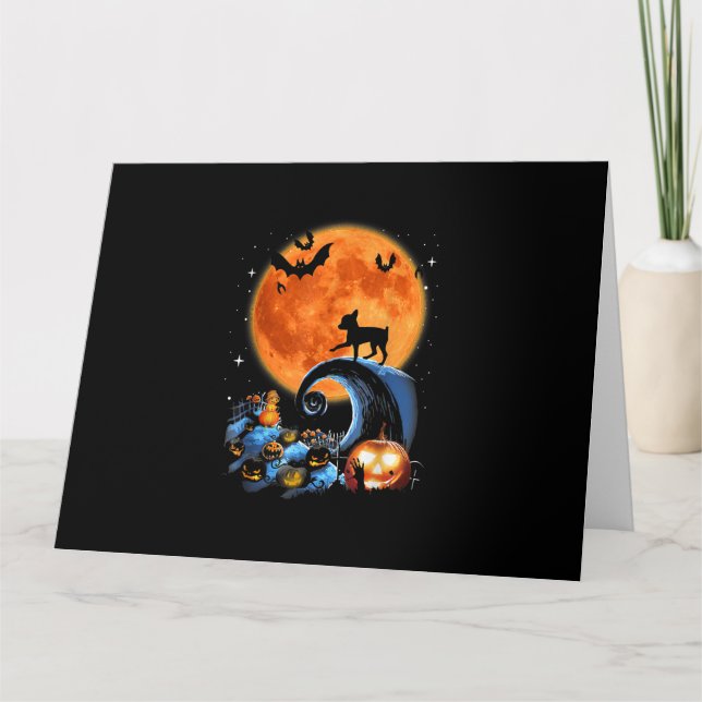 Tarjeta regalo de disfraces de halloween de calabaza de lu (Anverso)