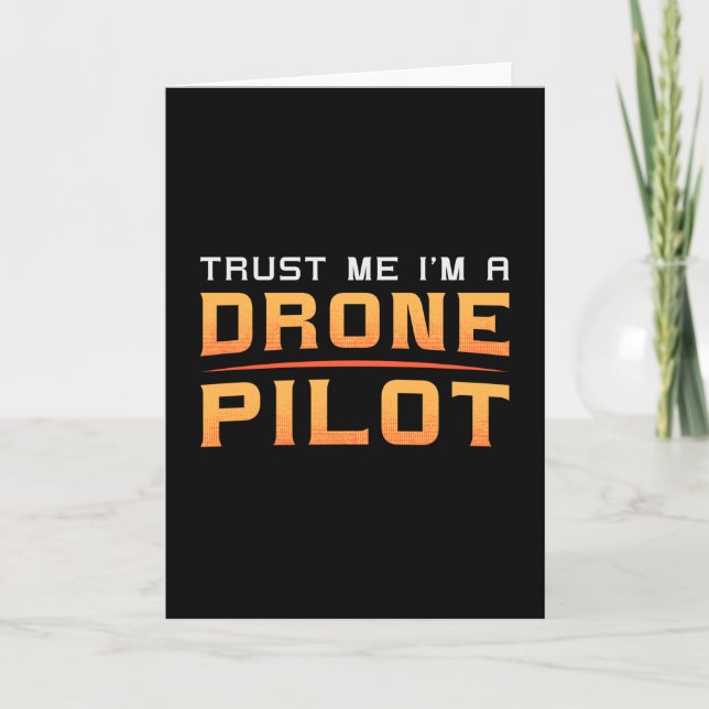 Tarjeta Regalo de drones FPV de cámara Quadcopter piloto d (Anverso)