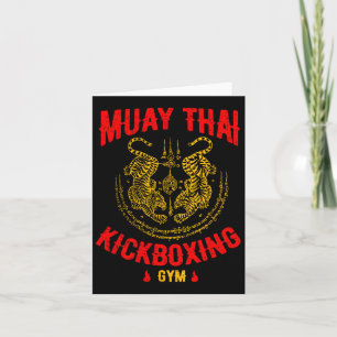 Tarjeta Regalo de entrenamiento para gimnasia de kickboxin