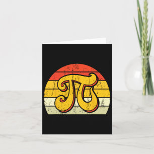 Tarjeta Regalo de estampado de ciencia de matemáticas Pi 3