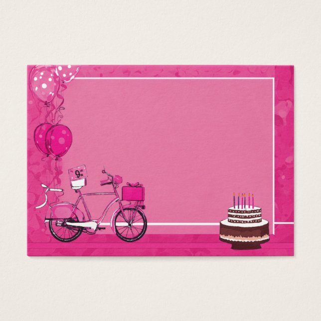 tarjeta regalo de fiesta de cumpleaños (Frente)