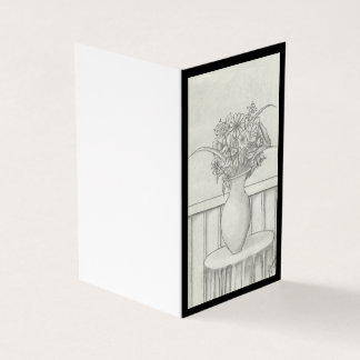 Tarjeta Regalo de flores - negro