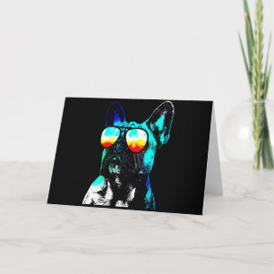 Tarjeta Regalo de Frenchie Cool French Bulldog con gafas
