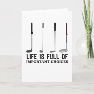 Tarjeta Regalo de golf para golfistas importantes opciones