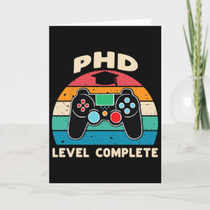Tarjeta Regalo de graduación de doctorado completo a nivel