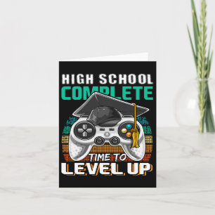 Tarjeta Regalo de graduación de escuela completa videojueg