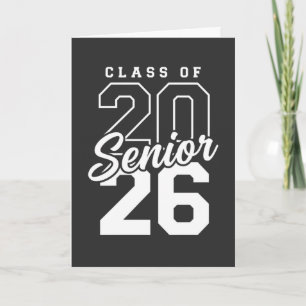 Tarjeta Regalo de graduación para mayores de la promoción