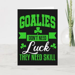 Tarjeta Regalo de hockey de lacrosse de fútbol para porter