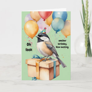 Tarjeta Regalo de humor para cumpleaños de la sarcástica d