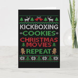 Tarjeta Regalo de instructor de kickboxing Kickboxer feo C