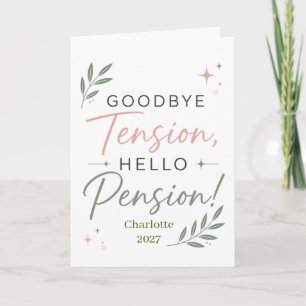 Tarjeta Regalo de jubilación divertido personalizado para