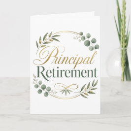 Tarjeta Regalo de Jubilación para Director
