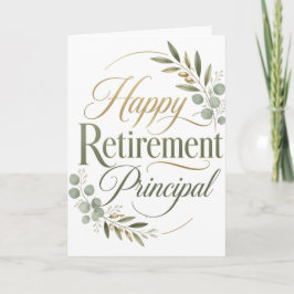 Tarjeta Regalo de Jubilación para Director