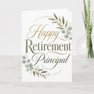 Tarjeta Regalo de Jubilación para Director