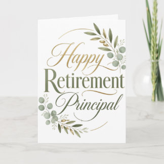 Tarjeta Regalo de Jubilación para Director
