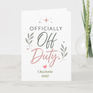 Tarjeta Regalo de Jubilación Personalizado Oficialmente Fu