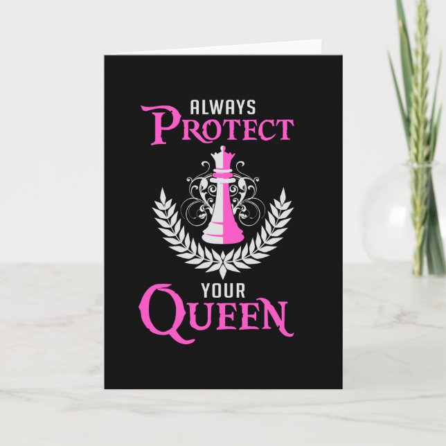 Tarjeta Regalo de juego de tablero de ajedrez Queen Chess  (Anverso)