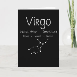 Tarjeta Regalo de la constelación del signo zodiacal Leo R