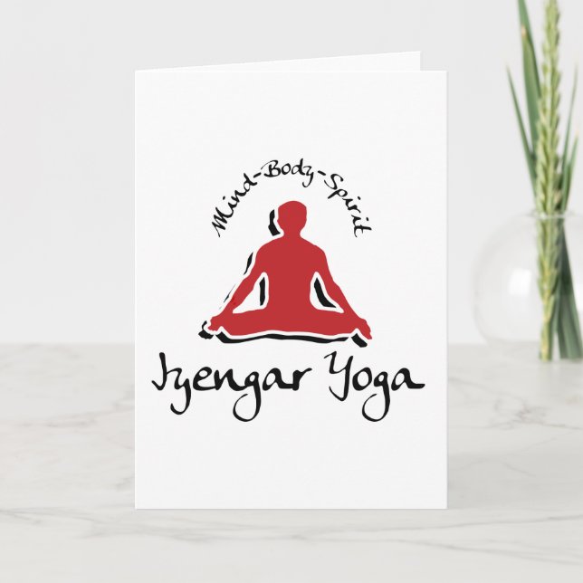 Tarjeta Regalo de la yoga de Iyengar (Anverso)
