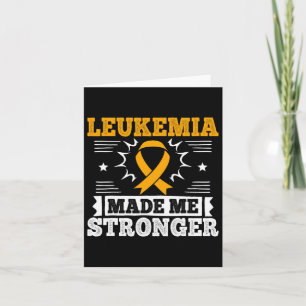 Tarjeta Regalo De Leucemia Aguda Para Pacientes Con Leucem