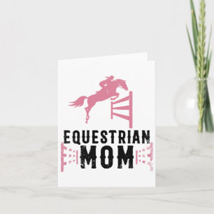 Tarjeta Regalo De Mamá Ecuestre De Guay Para Horse Show Sa