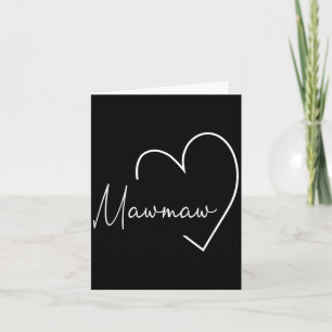 Tarjeta Regalo de Mawmaw para mujeres, abuela, Navidad, Dí