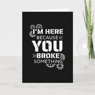 Tarjeta Regalo de mecánico