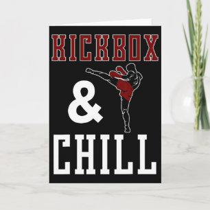 Tarjeta Regalo de meme de cita de kickboxing divertido y r