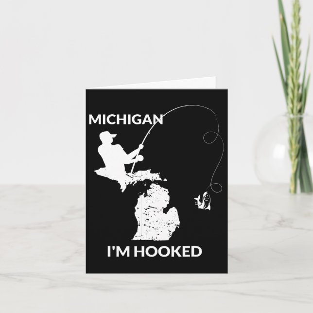 Tarjeta Regalo De Mi Michigan Para Pescadores Y (Anverso)