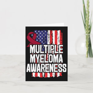 Tarjeta Regalo de mieloma múltiple - Conciencia sobre el c