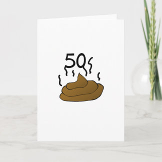 Tarjeta Regalo de mordaza "50 cumpleaños"