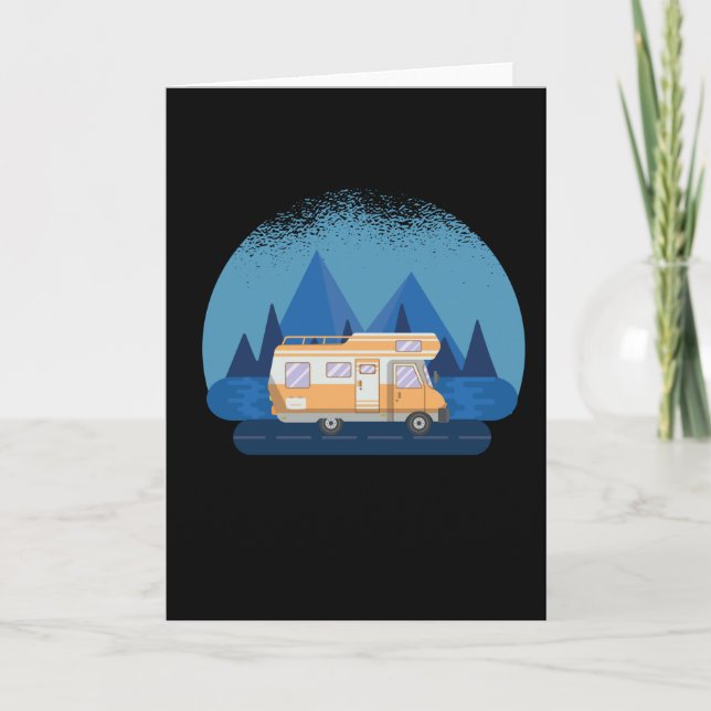 Tarjeta Regalo de Motorhome Campervan Senking Camping (Anverso)