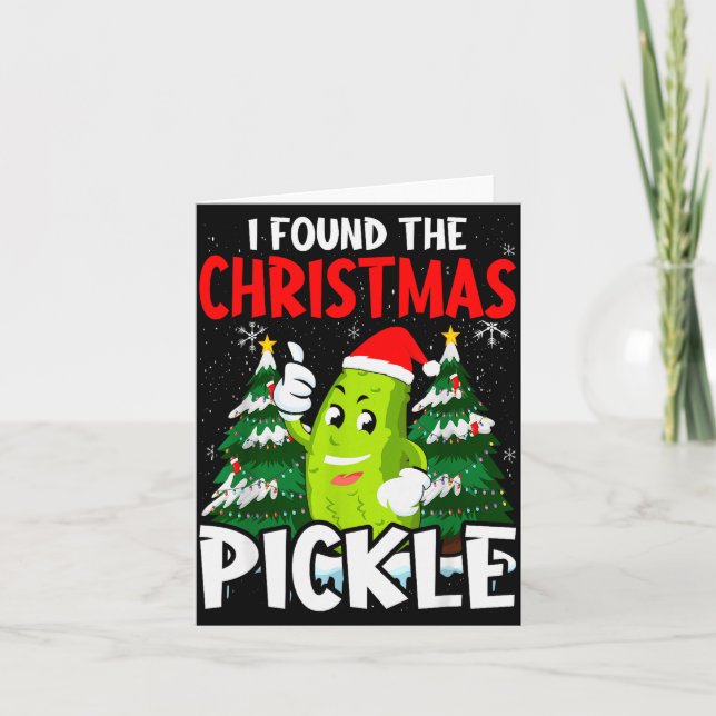 Tarjeta Regalo de Navidad para Amante de Ckle Co. Encontré (Anverso)