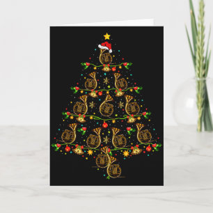 Tarjeta Regalo de Navidad para amante de la música de trom