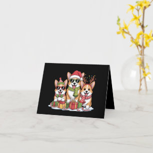 Tarjeta Regalo de Navidad para mamá amante de los perros C