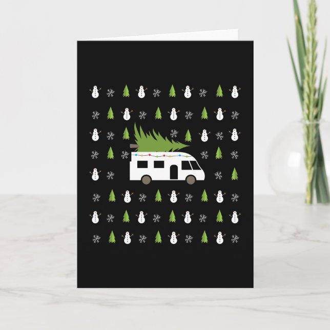 Tarjeta Regalo de Navidad para propietario de autocaravana (Anverso)
