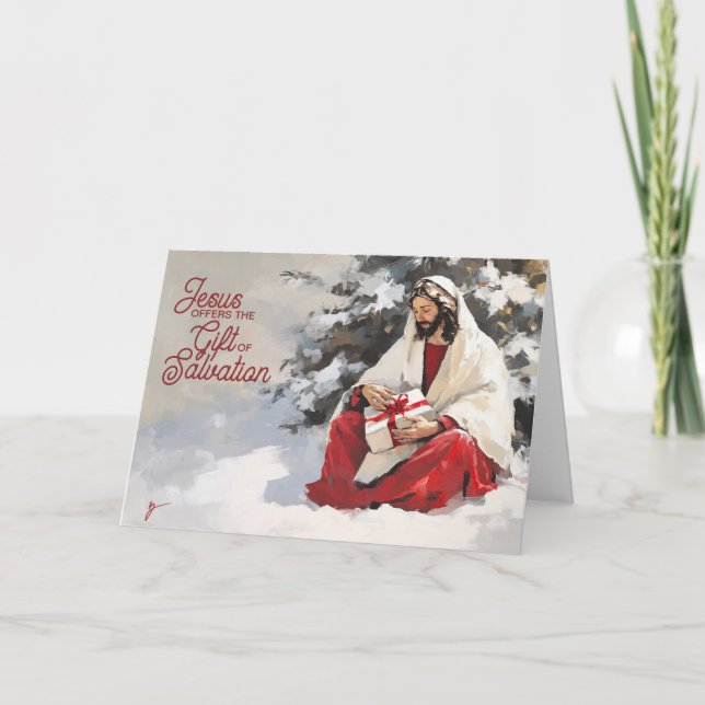 Tarjeta Regalo de Navidades de Salvación (Anverso)
