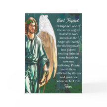 Regalo de oración del ángel sanador Arcángel San R