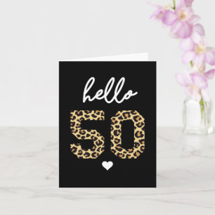 Tarjeta Regalo de outfit de celebración de cumpleaños 50- 