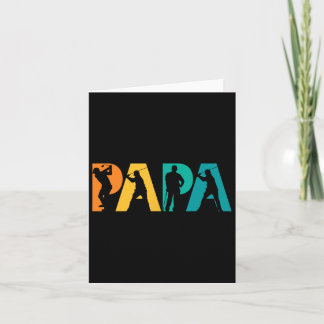 Tarjeta Regalo de Papa Golf para padre