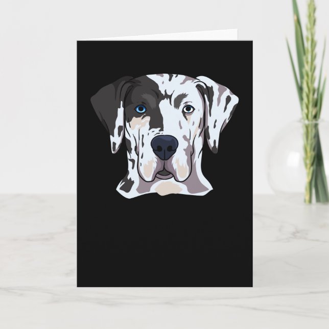 Tarjeta Regalo de perro leopardo de Luisiana Catahoula (Anverso)