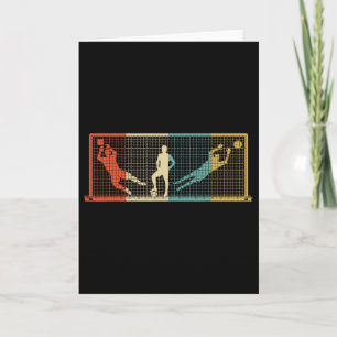 Tarjeta Regalo de portero de fútbol antiguo
