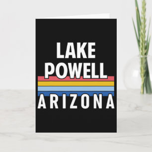 Tarjeta Regalo de recuerdo de vacaciones en el lago Powell