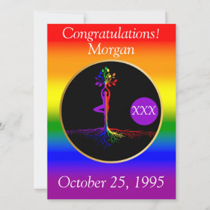Tarjeta Regalo de recuperación del árbol de la vida LGBTQ