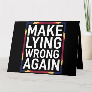 Tarjeta Regalo de Resistencia Anti-Trump para Hacer que Me
