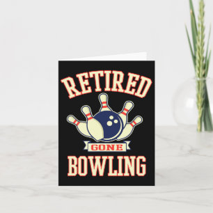 Tarjeta Regalo de retiro de la pelota de boliche retirada