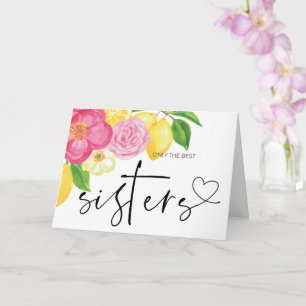 Tarjeta Regalo de Revelación de Embarazo para mi Hermana F