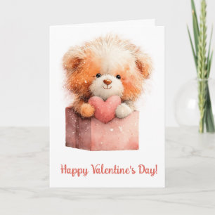 Tarjeta Regalo de San Valentín Arte de Oso Dulce