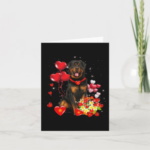 Tarjeta Regalo de San Valentín del perro Día de San Valent